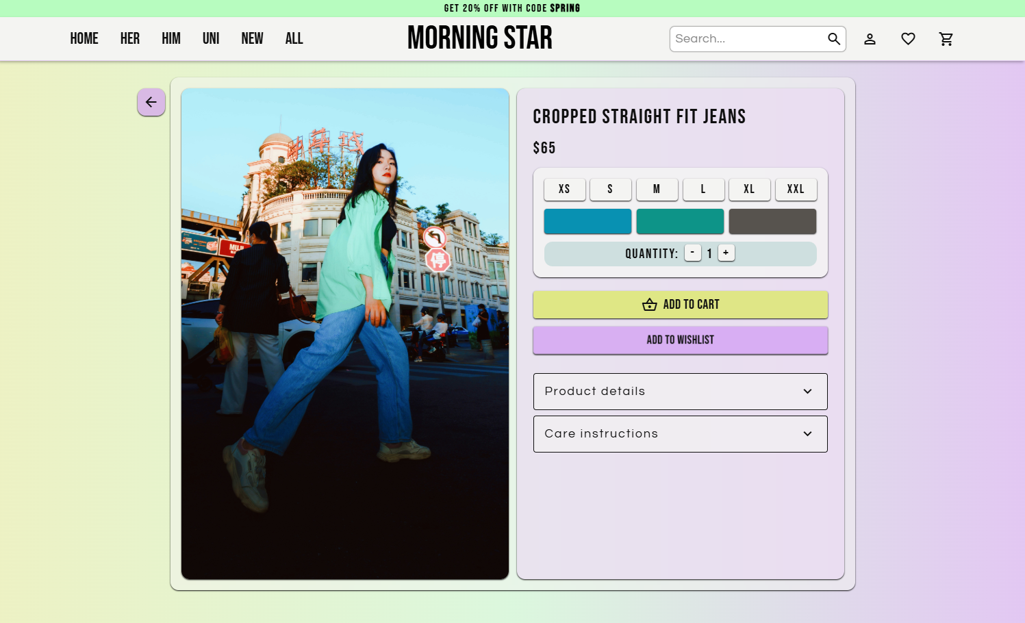 Product page